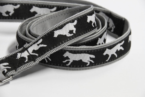 Cityleine | Wolf | weiches PA (Nylon) | 2,5 x 120 cm